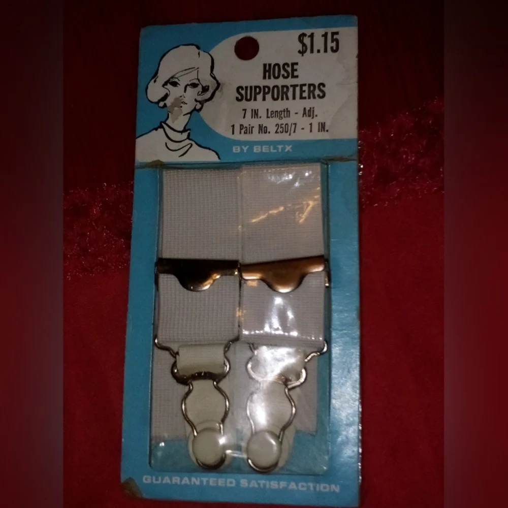 Vintage Hose Supporters In Original Packaging